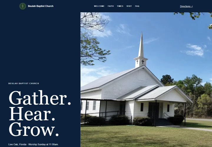 Actual rendered preview of the Contemporary Sanctuary design